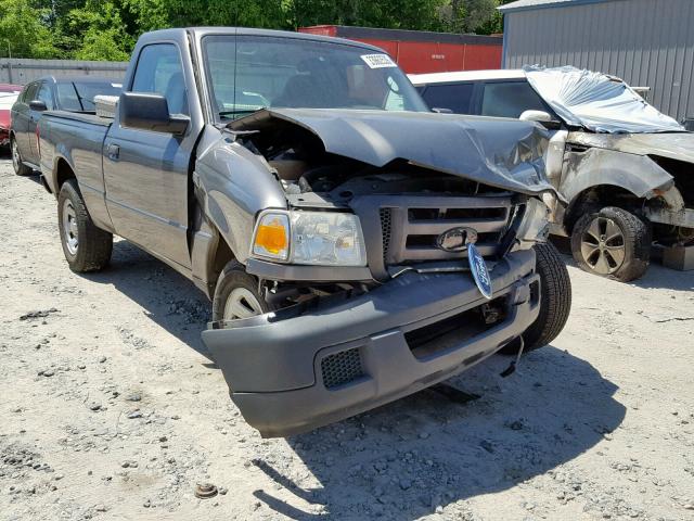 1FTYR10D77PA00970 - 2007 FORD RANGER GRAY photo 1