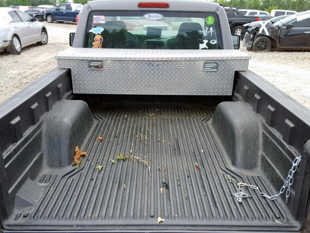 1FTYR10D77PA00970 - 2007 FORD RANGER GRAY photo 6