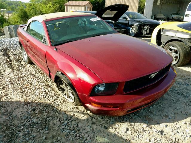 1ZVFT84N875307707 - 2007 FORD MUSTANG RED photo 1