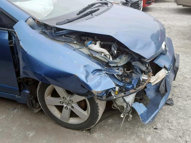 2HGFA16998H004074 - 2008 HONDA CIVIC EXL 蓝色 照片 9