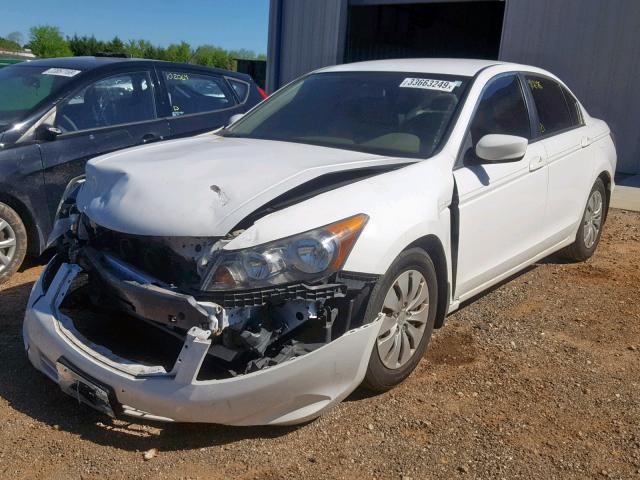 1HGCP26398A009793 - 2008 HONDA ACCORD WHITE photo 2