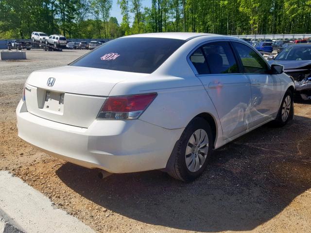 1HGCP26398A009793 - 2008 HONDA ACCORD WHITE photo 4