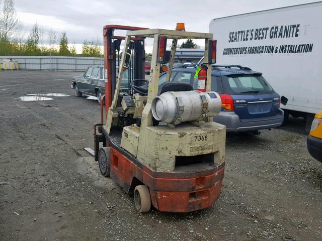 0000KCFH01P902129 - 1989 NISSAN FORKLIFT BEIGE photo 3