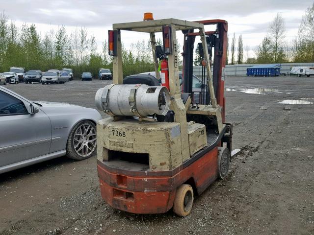 0000KCFH01P902129 - 1989 NISSAN FORKLIFT BEIGE photo 4