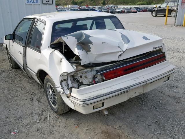 1G4NJ14D9JM008156 - 1988 BUICK SKYLARK CU WHITE photo 3