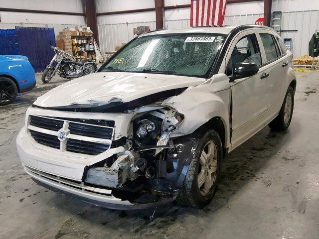 1B3HB48B67D253029 - 2007 DODGE CALIBER SX WHITE photo 2