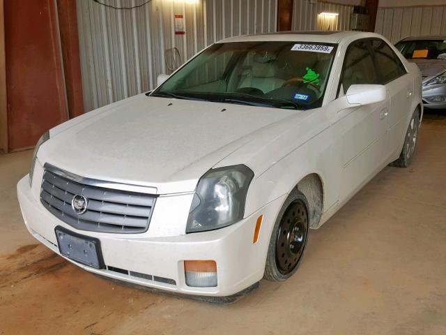 1G6DP567250137739 - 2005 CADILLAC CTS HI FEA WHITE photo 2