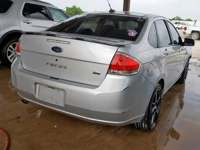 1FAHP36N79W123992 - 2009 FORD FOCUS SES SILVER photo 4