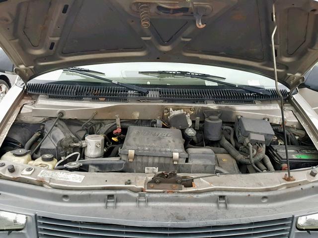 1GCDM19X05B132814 - 2005 CHEVROLET ASTRO GRAY photo 7