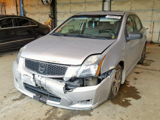 3N1AB6AP7BL706470 - 2011 NISSAN SENTRA 2.0 SILVER photo 2