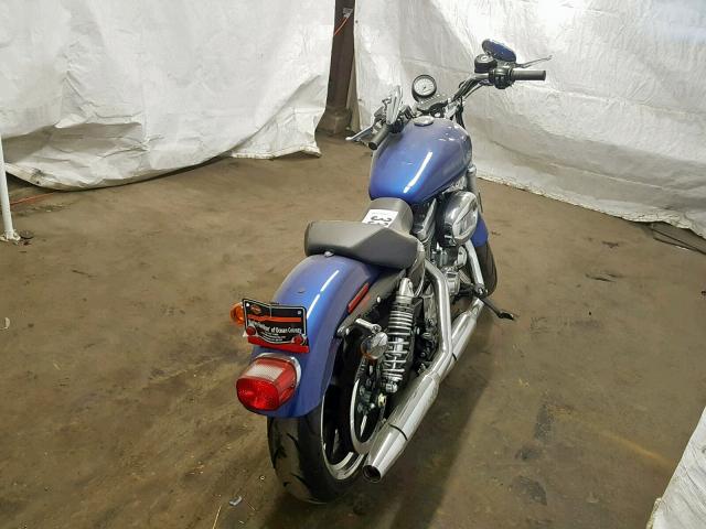 1HD4CR21XHC437743 - 2017 HARLEY-DAVIDSON XL883 SUPE BLUE photo 4