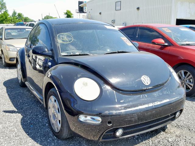 3VWCB21C32M403964 - 2002 VOLKSWAGEN NEW BEETLE Schwarz Foto 1