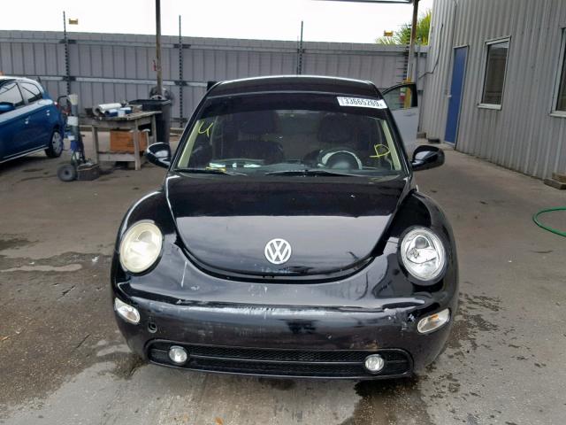 3VWCB21C32M403964 - 2002 VOLKSWAGEN NEW BEETLE Schwarz Foto 9