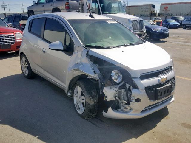 KL8CD6S94FC748136 - 2015 CHEVROLET SPARK 1LT SILVER photo 1