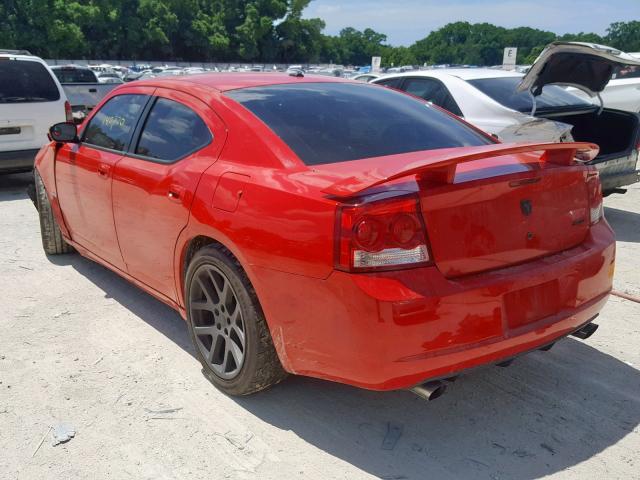 2B3CA7CW6AH182126 - 2010 DODGE CHARGER SR RED photo 3