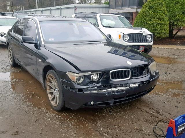 WBAGN63442DR02919 - 2002 BMW 745 LI BLACK photo 1