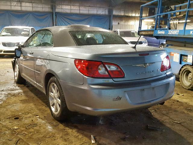 1C3LC55R98N135649 - 2008 CHRYSLER SEBRING TO BLUE photo 3