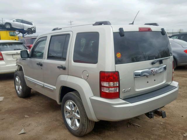 1J8GN58KX9W535360 - 2009 JEEP LIBERTY LI SILVER photo 3