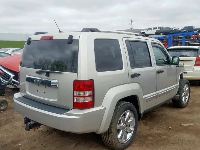 1J8GN58KX9W535360 - 2009 JEEP LIBERTY LI SILVER photo 4