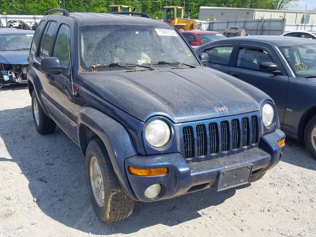 1J4GL58K42W155797 - 2002 JEEP LIBERTY LI BLUE photo 1