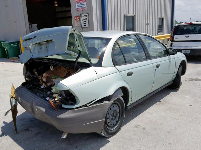 1G8ZH5281VZ106387 - 1997 SATURN SL1 GREEN photo 4