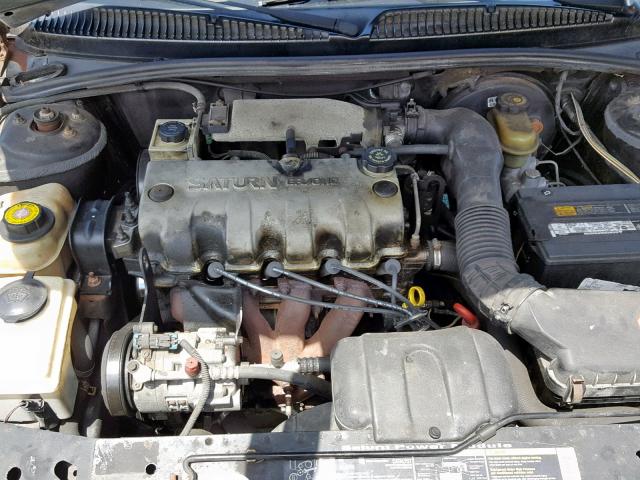 1G8ZH5281VZ106387 - 1997 SATURN SL1 GREEN photo 7