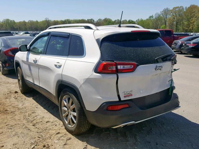 1C4PJMDB2HD235065 - 2017 JEEP CHEROKEE L WHITE photo 3