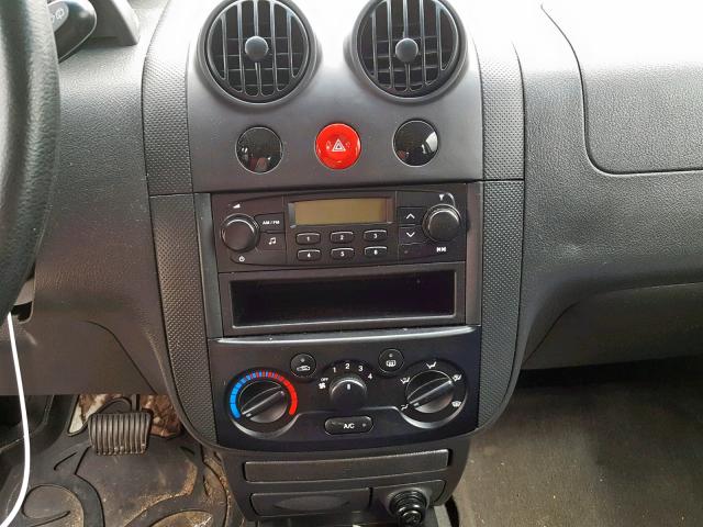 KL1TD66666B553739 - 2006 CHEVROLET AVEO BASE Қара фото 9