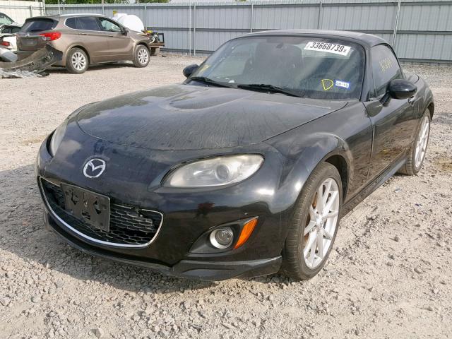 JM1NC2PF9C0221569 - 2012 MAZDA MX-5 MIATA BLACK photo 2