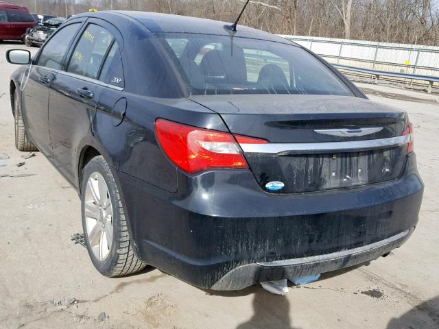 1C3BC1FB2BN614895 - 2011 CHRYSLER 200 TOURIN BLACK photo 3