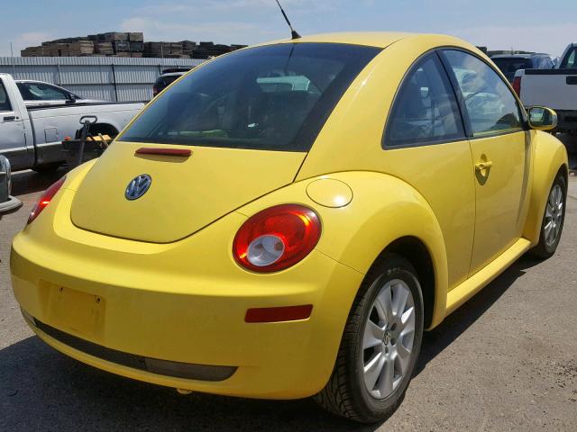 3VWPG31C19M511793 - 2009 VOLKSWAGEN NEW BEETLE ყვითელი ფოტო 4