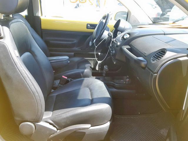 3VWPG31C19M511793 - 2009 VOLKSWAGEN NEW BEETLE ყვითელი ფოტო 5