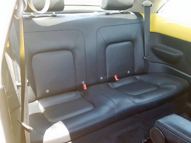 3VWPG31C19M511793 - 2009 VOLKSWAGEN NEW BEETLE ყვითელი ფოტო 6