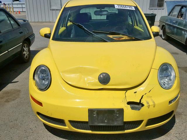 3VWPG31C19M511793 - 2009 VOLKSWAGEN NEW BEETLE ყვითელი ფოტო 9
