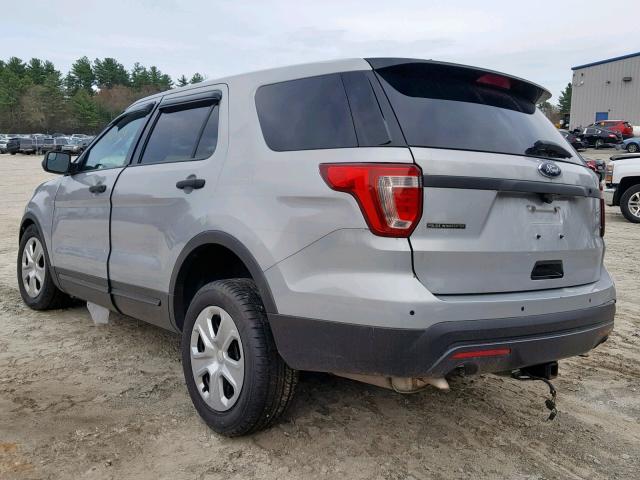 1FM5K8AR3GGB35935 - 2016 FORD EXPLORER P SILVER photo 3