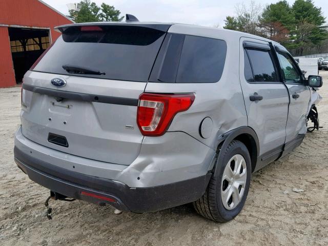 1FM5K8AR3GGB35935 - 2016 FORD EXPLORER P SILVER photo 4