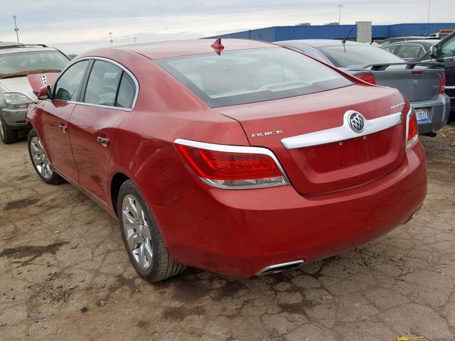 1G4GH5E3XDF231266 - 2013 BUICK LACROSSE P RED photo 3