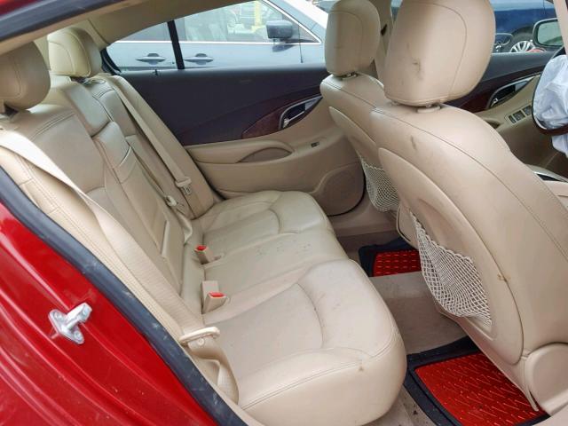 1G4GH5E3XDF231266 - 2013 BUICK LACROSSE P RED photo 6