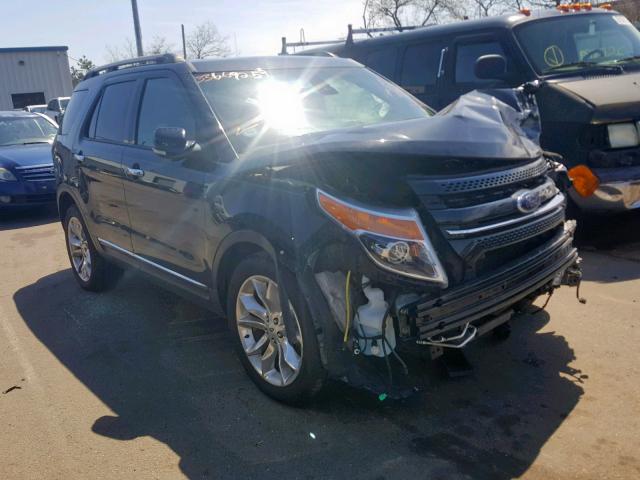 1FM5K7F95DGB53156 - 2013 FORD EXPLORER L BLACK photo 1