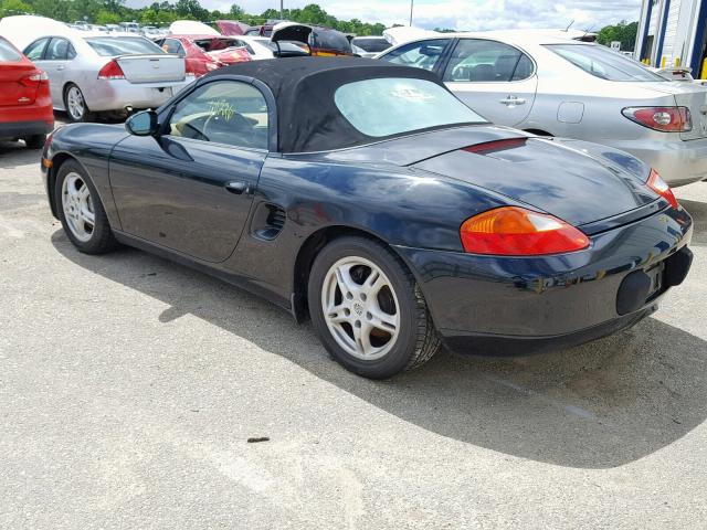 WP0CA2983XU627471 - 1999 PORSCHE BOXSTER BLACK photo 3