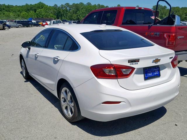 1G1BF5SMXJ7225919 - 2018 CHEVROLET CRUZE PREM WHITE photo 3