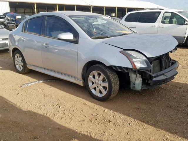 3N1AB6AP7CL608878 - 2012 NISSAN SENTRA 2.0 SILVER photo 1