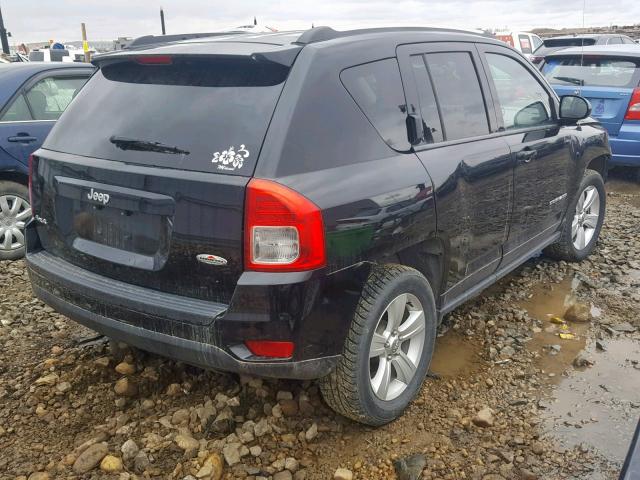 1C4NJDAB9DD259627 - 2013 JEEP COMPASS BLACK photo 4