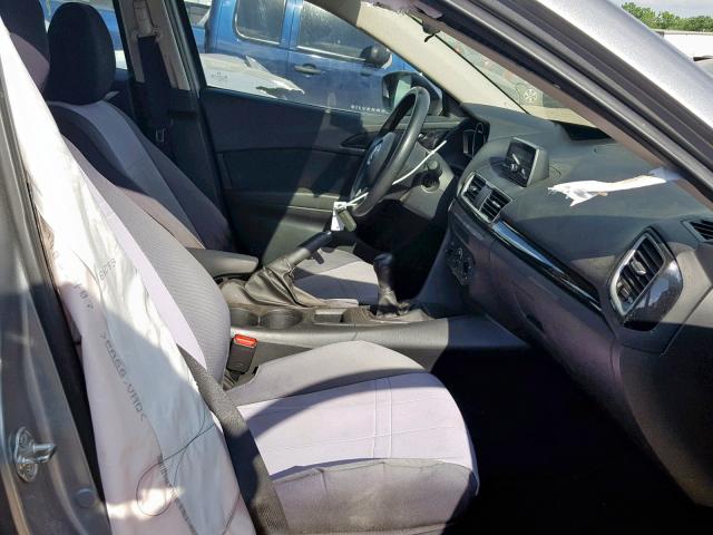 JM1BM1U76E1214311 - 2014 MAZDA 3 SPORT SILVER photo 5