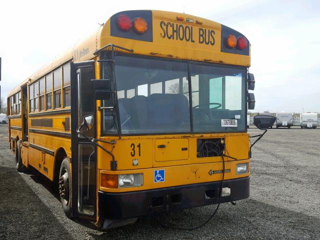 1HVBJABR51A934054 - 2001 FREIGHTLINER SCHOOL BUS YELLOW photo 1