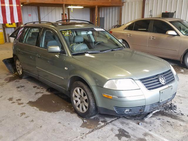 WVWVD63B13E362470 - 2003 VOLKSWAGEN PASSAT GLS GREEN photo 1