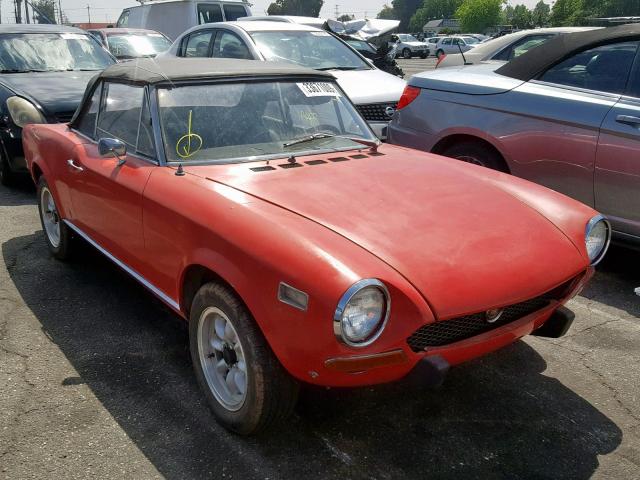 0000124BS10040957 - 1971 FIAT 124 SPIDER RED photo 1