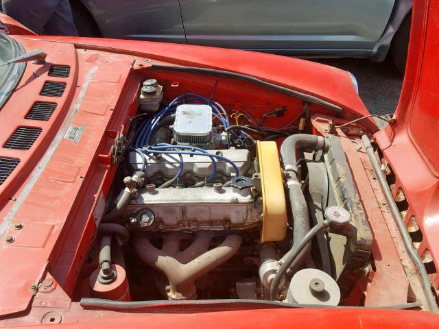 0000124BS10040957 - 1971 FIAT 124 SPIDER RED photo 7