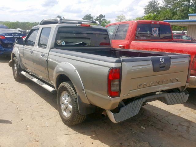 1N6ED29X63C466599 - 2003 NISSAN FRONTIER C SILVER photo 3