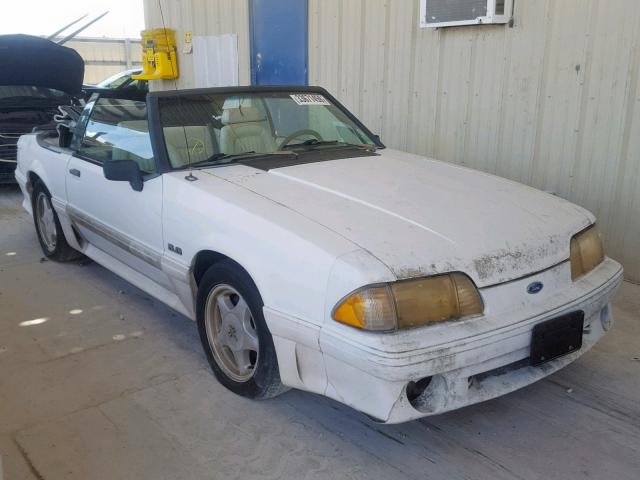 1FACP45E4PF128288 - 1993 FORD MUSTANG GT WHITE photo 1